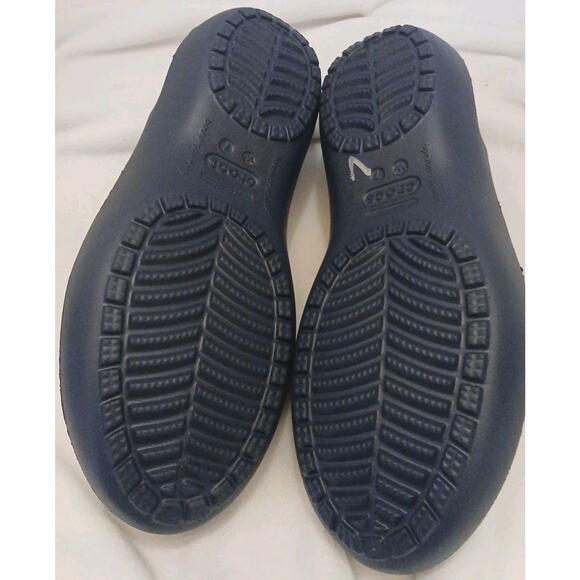 Crocs Blue Kadee Shoes Flats Slip On Womens 7. New Without Box - Picture 3 of 4